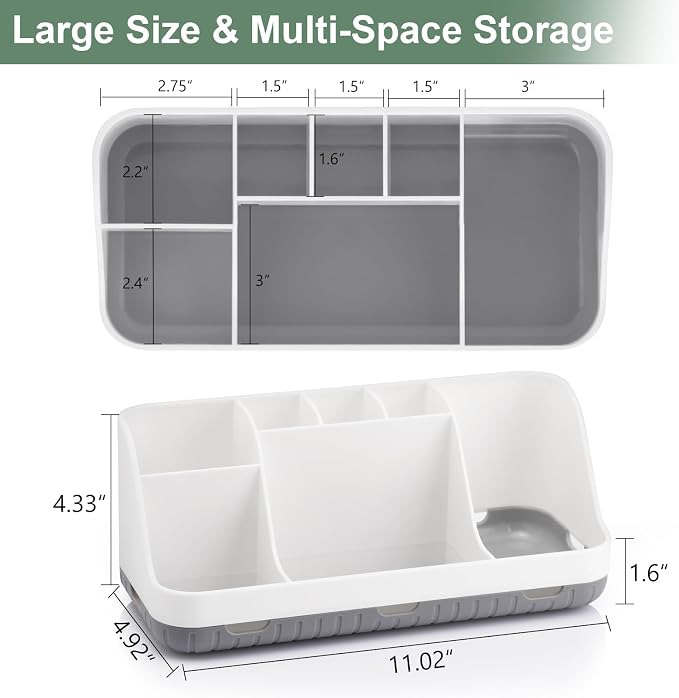 Toothbrush Holders for Bathrooms Countertop Organizer - Image 6