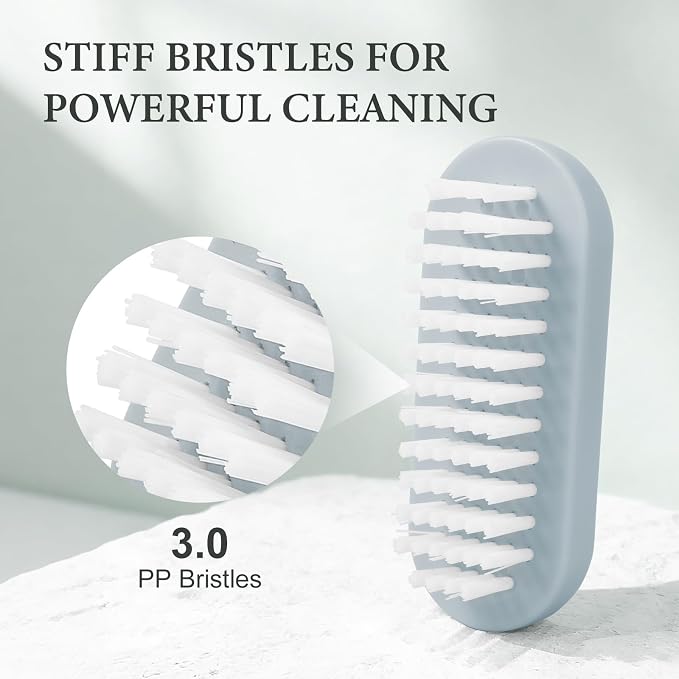 Nail Brush for Cleaning Fingernails, Larbois Deep Cleaning Fingernail Brush Two - Image 2