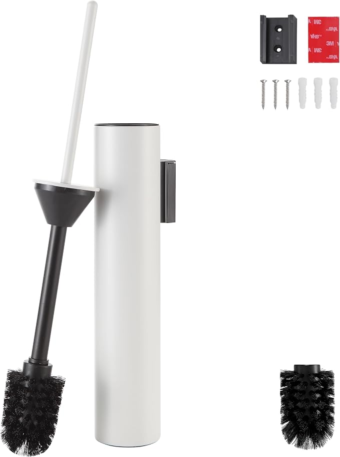 Wall Mounted WhiteToilet Brush by KLDKLD