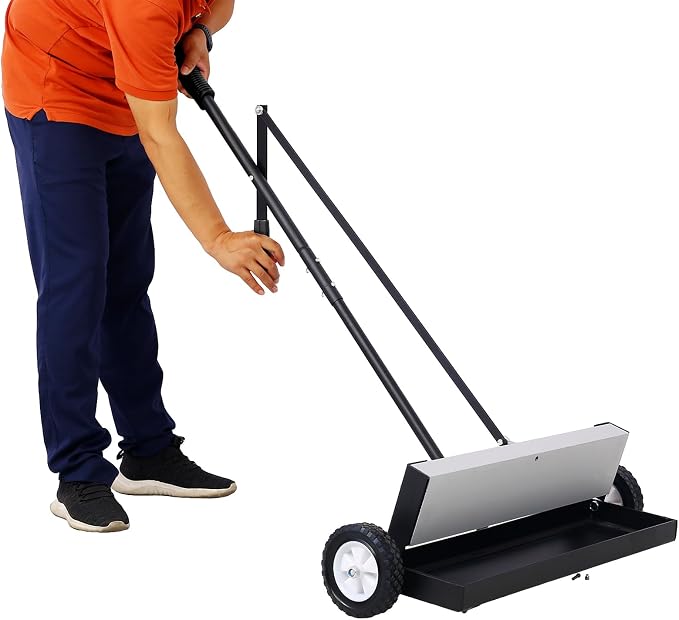 24'' Rolling Magnetic Sweeper by Unknown