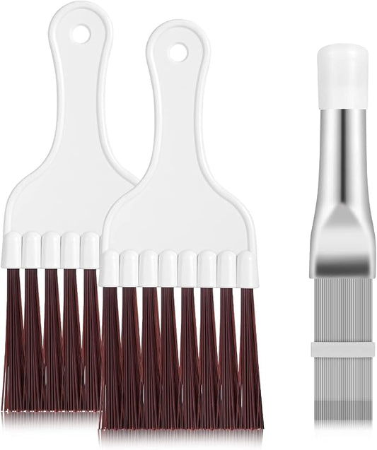 Pimoys 3 in 1 Set Air Conditioner Condenser Fin Comb, 1 Coil Cleaner Stainless by PimoysLivingNecessities