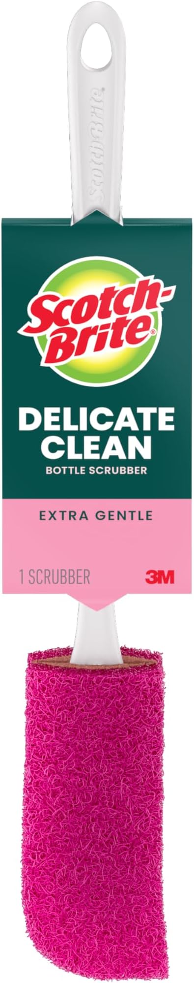 Scotch-Brite Water Bottle Scrubber, Safe On Glass, Plastic and Stainless Steel by Scotch-Brite