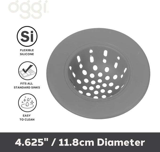 OGGI Silicone Sink Strainer- Great Kitchen Sink Strainer, Sink Drain Strainer - Image 2