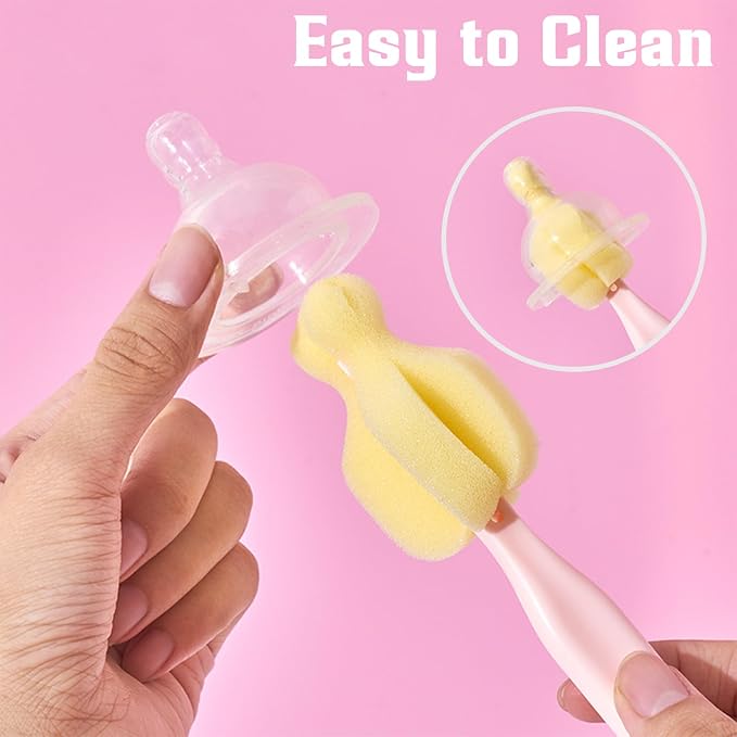INVODA Cleaning Brush Set, Soft & Fluffy Texture, Comfortable Grip, Hanging - Image 4