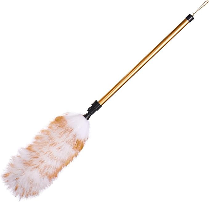 Feather Duster, Household Lambswool Duster, Long Reach/Extendable by Unknown
