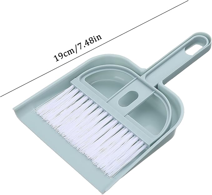 Mini Desktop Dustpan Set Car Sweep Bed Hair Garbage Shovel Small Sweeping - Image 5