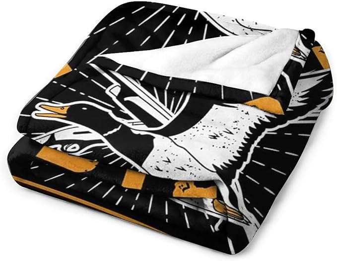 Goose Hunting Blanket Hunting Gifts for Men Goose Hunting Accessories Hunting Throw Blanket for Adults Soft Warm Cozy Fleece Blanket for Couch Sofa Bed 60"x80"