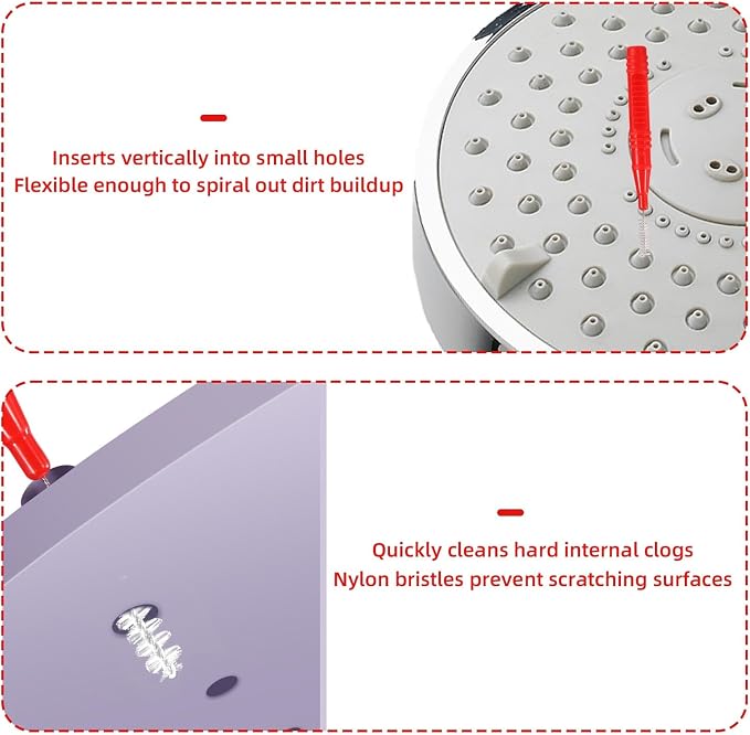 70pcs Shower Head Cleaning Tools, Including 20 Cleaning Brushes and 50 Shower - Image 6