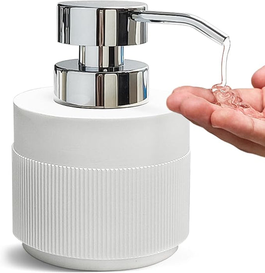Resin Soap Dispenser for Bathroom, Hand Lotion Liquid Dispenser Easy-to-Press by Unknown