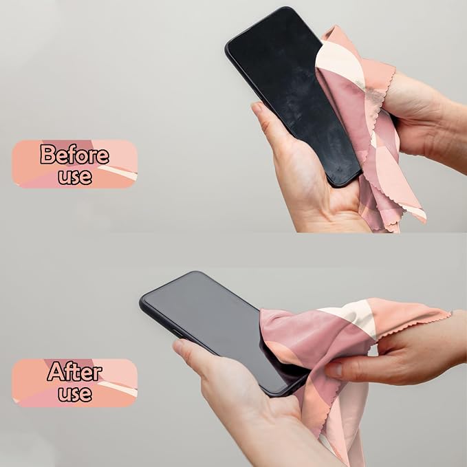 6 PCS Glasses Cleaning Cloth Eyeglass Cleaning Cloth Lens Eyeglasses Microfiber - Image 4
