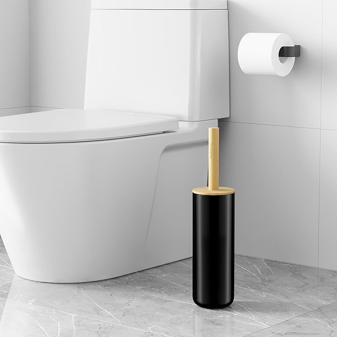 SUBEKYU Toilet Brush, Toilet Bowl Brush and Holder Set, Bathroom Toilet Bowl - Image 5