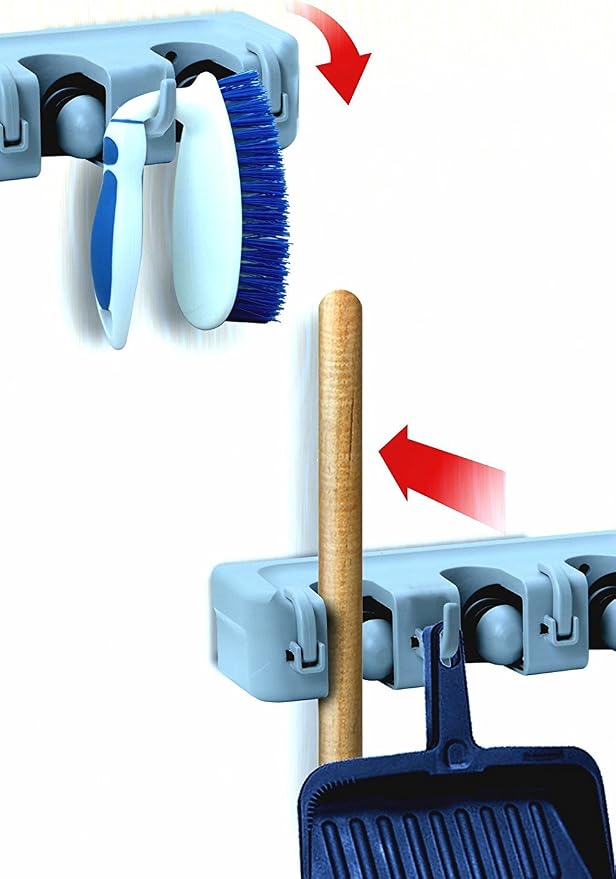 Mop & Broom organizer 3-Slots - Image 2
