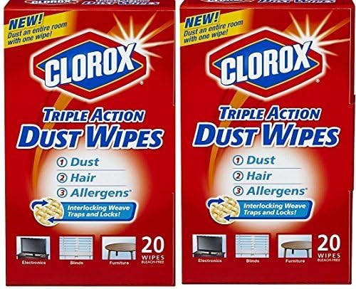 Clorox Triple Action Dust Wipes by Clorox