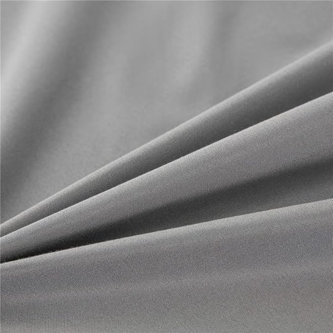 WenBags Lightweight Waterproof Flat Sheet 90 * 98 Inches King Size-Mattress Protector for Bed & Couch, Pet Hair Resistant Cover Ideal for Dogs & Cats, Perfect for Hotels & Hospitals(LightGray)