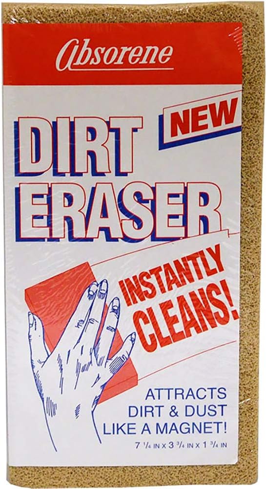 Absorene Dirt Eraser Sponge, Small Dry Cleaning Sponge by Unknown