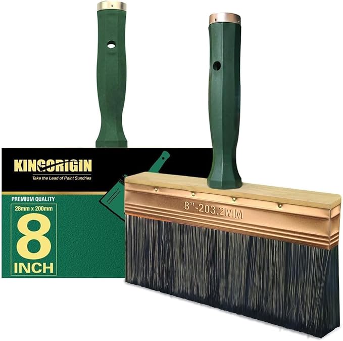 Deck Stain Brush, 8 Inch Deck Paint Brush by KINGORIGIN