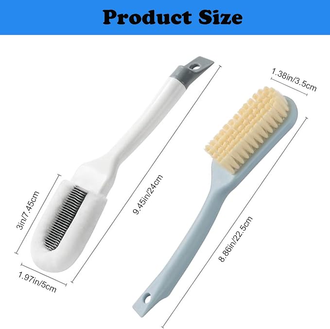 2Pack Shoe Cleaning Brush -Sneaker Shoe Cleaner Brush-Soft Bristle Cleaning - Image 2