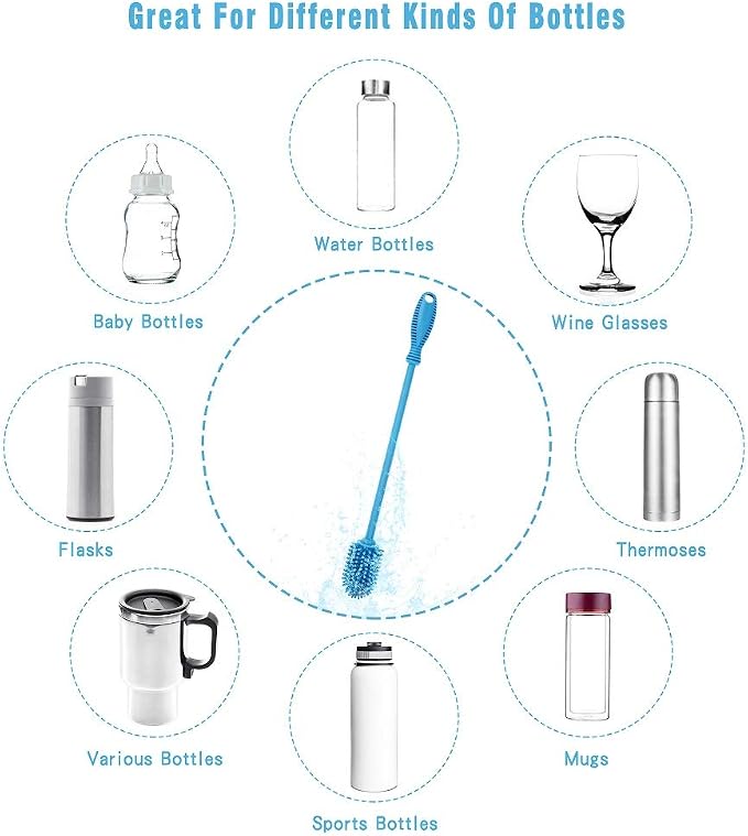 Silicone Bottle Cleaning Brush - Image 5
