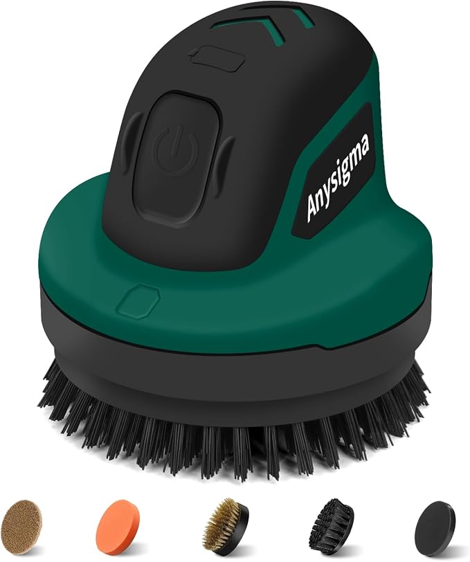 Electric Grill Brush- Waterproof Cordless Rotary Cleaning Brush by Unknown