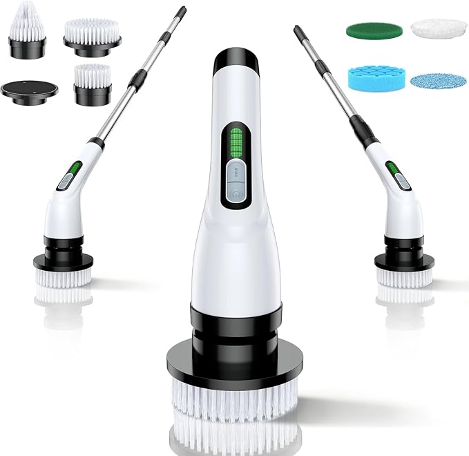 Electric Spin Scrubber for Bathroom: Shower Scrubber by VigorDay
