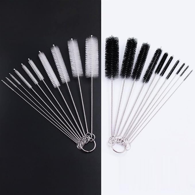 DiCUNO Straw Cleaning Brushes Set, 8 Inch Nylon Tube Brushes, Different Sizes by DiCUNO