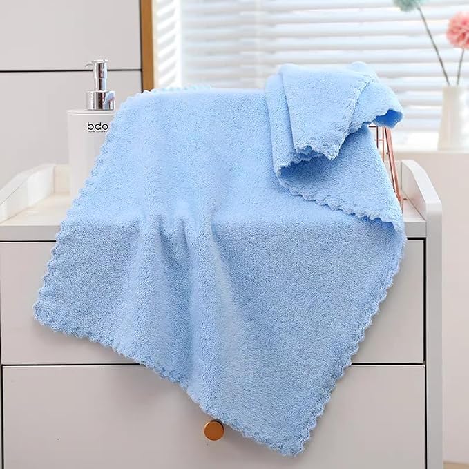 Microfiber Washcloths 5 Pack 29.5" x 13.8" Soft Feel Fingertip Towels quick - Image 6