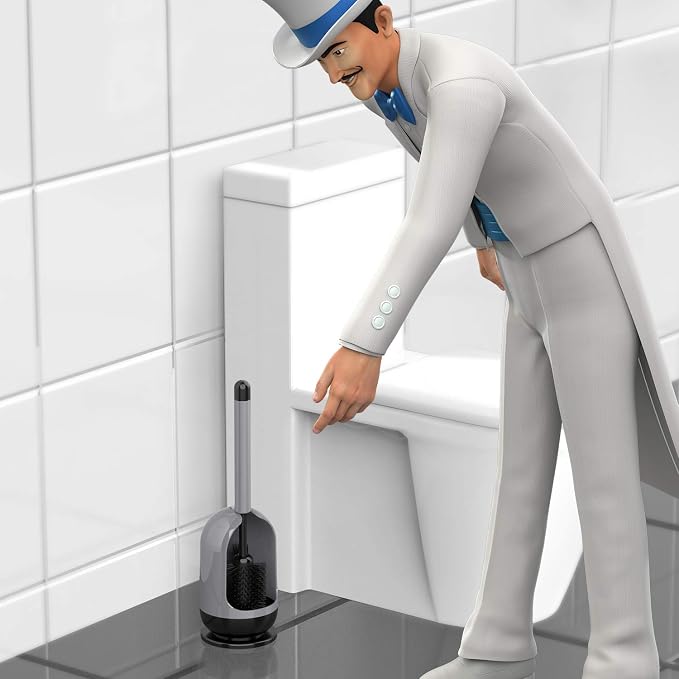 MR.SIGA Soft Bristle Toilet Brush - Image 2