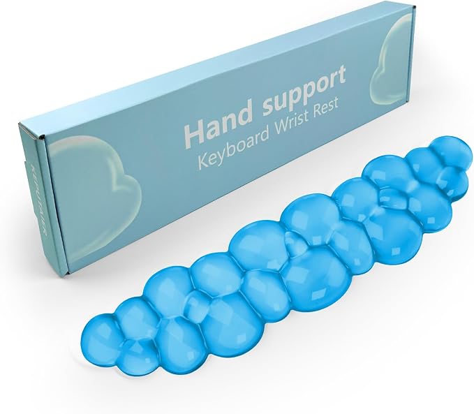 Gel Cloud Keyboard Wrist Rest, Cute Wrist Support and Arm Support Keyboard Rest by KEPUTAIER
