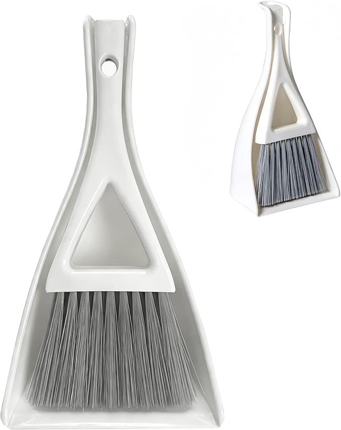 Dust Pan Broom Brush Dustpan -Mini Broom and Dustpan Combo Set, Handheld by BSMstonehouseholdsupplies