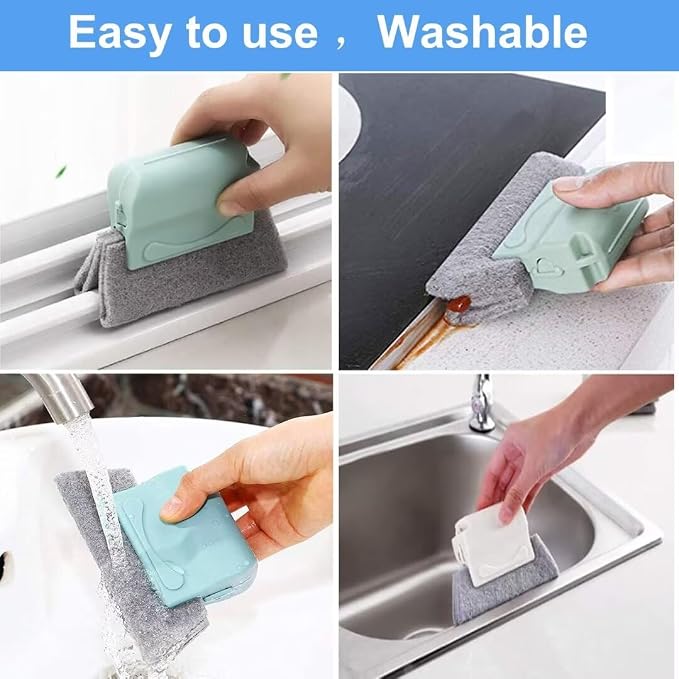 Deep Clean Brush Set Crevice Cleaning Brush Window Groove Cleaner Tools Kit - Image 2