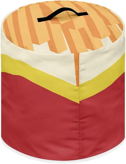 Air Fryer Cover Dust Cover, French Fries Appliance Covers for 6 Quart Air Fryer & Pressure Cooker Kitchen Appliance Accessories with Pockets, Machine Washable