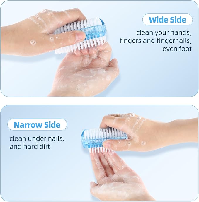 5 Pack Nail Brush for Cleaning Fingernails - Image 3