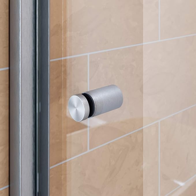 SUNNY SHOWER Bathtub Shower Door 60" W x 62" H Semi-Frameless Double Sliding - Image 8