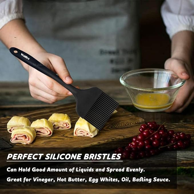 WALFOS Extra Large Silicone Basting Pastry Brush, 2.5 inch Wide Bristle Butter - Image 6