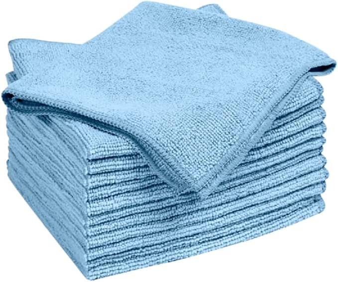 Quickie Microfiber Cleaning Cloth 14 X 14 inch, 12 Pack, All-Purpose Towel/Wiper by Quickie