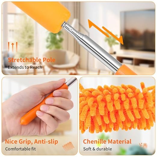 Mini Duster for Cleaning, 360° Bendable Hand Dusters - Image 6