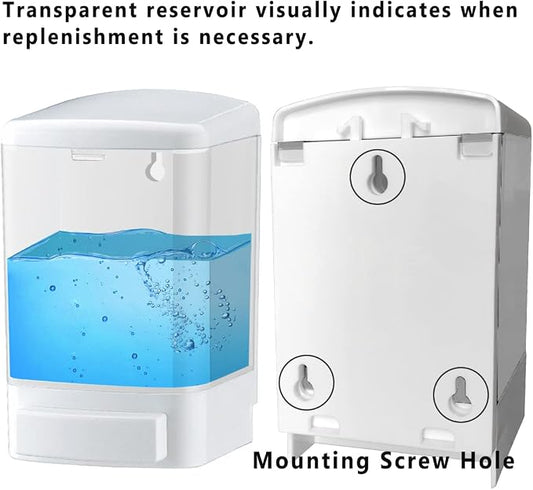 Manual Soap Dispenser Bathroom Kitchen Wall Mounted Commercial Soap Dispenser - Image 2