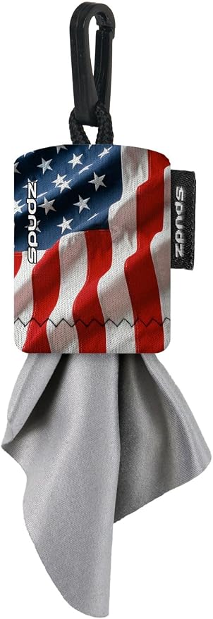 SPUDZ Ultra Microfiber Lens Cleaner – Closable Pouch, Washable – by ALPINEINNOVATIONS