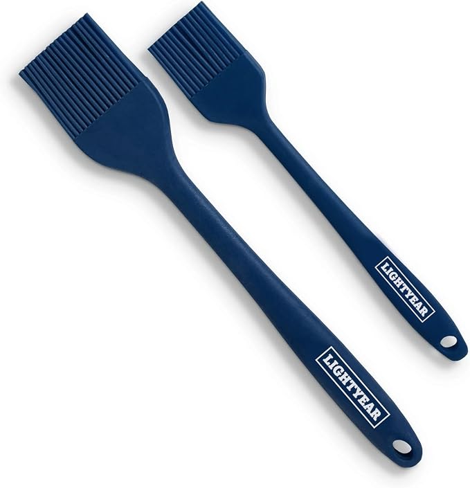 Lightyear Silicone Basting Pastry Brush Set 450°F Heat Resistant Oil Brush by Unknown