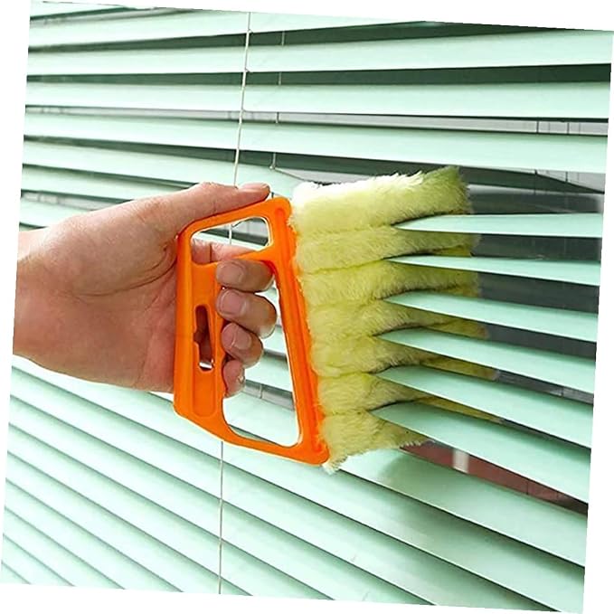 7-Finger and 3-Finger Blinds Cleaning Brushes 2pcs, Sturdy Window Shutter Brush - Image 8
