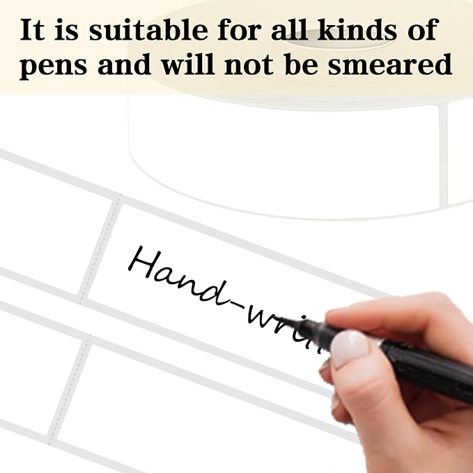 500 Blank Removable Freezer Labels Water Oil Resistant - Image 4