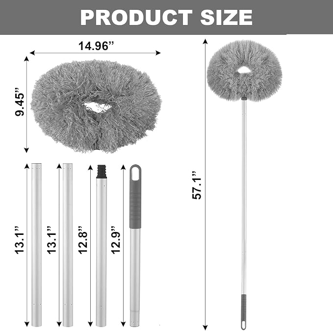 Ceiling Fan Cleaner Duster, Extra Long Dusters - Image 2