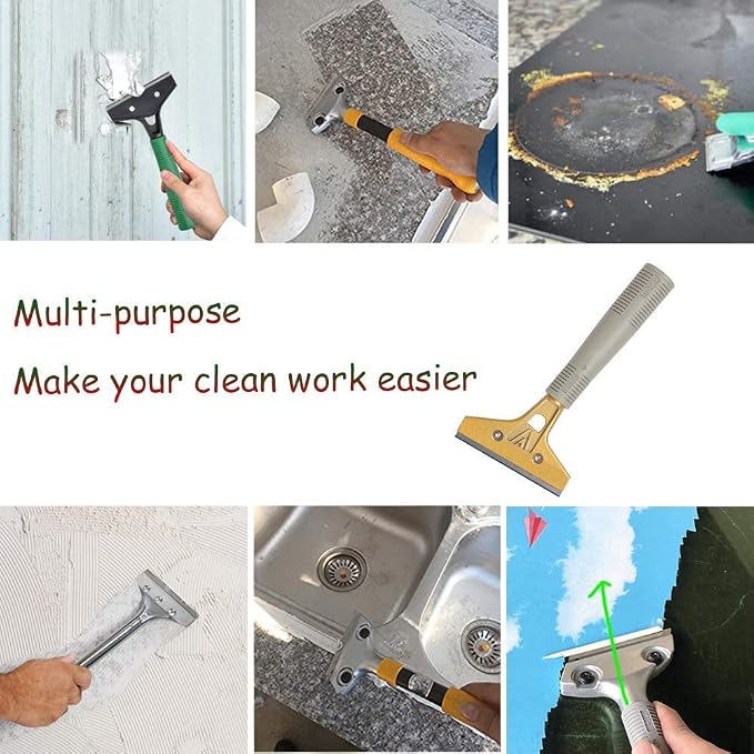 4" Wide Extendable Razor Blade Sticker/Paint Scraper Remover - Image 5