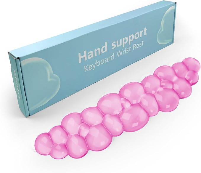 Gel Cloud Keyboard Wrist Rest, Cute Wrist Support and Arm Support Keyboard Rest by KEPUTAIER