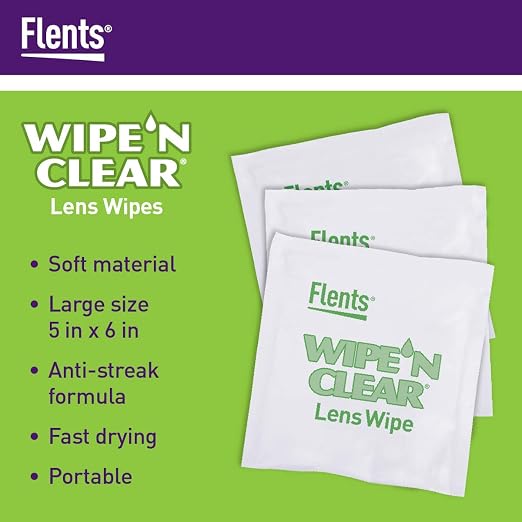 Flents Lens Wipes, Wipe 'N Clear, Pre-Moistened, Streak-Free, Safe - Image 2