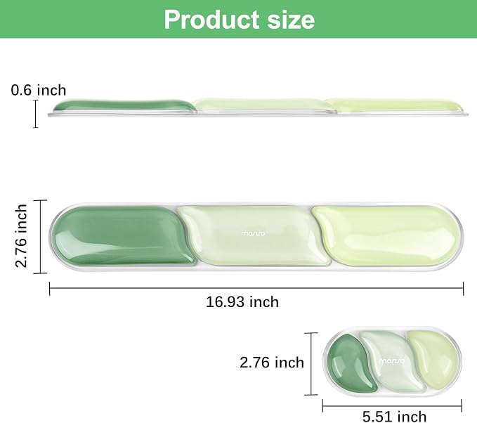 MOSISO Gel Keyboard Wrist Rest&Wrist Support - Image 8