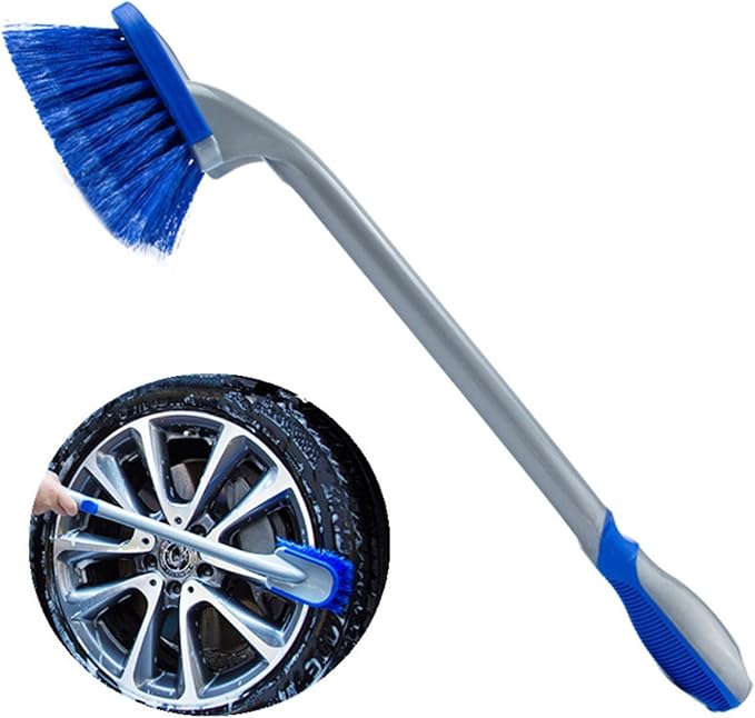 Car Tire Cleaning Brush Long Handle Wheel Brush Exhaust Pipe Cleaning Brush by ASkinds