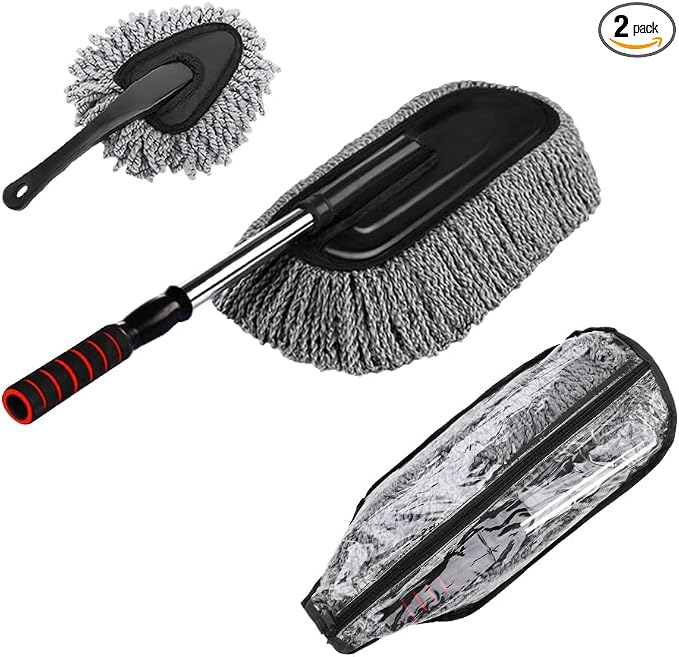 Microfiber Car Duster Cleaning and Car Dash Brush Supplies by Unknown