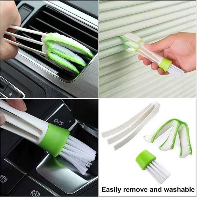Window Track and Grout Cleaning Brush Set, Tile Lines, Sink Corners, Small Gaps - Image 5