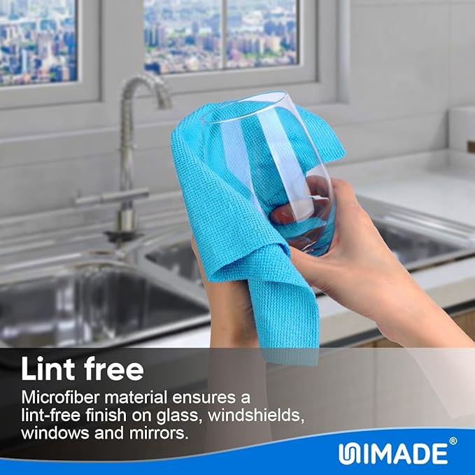 Microfiber Cleaning Cloth, 10 Pack Reusable Microfiber Towels - Image 5